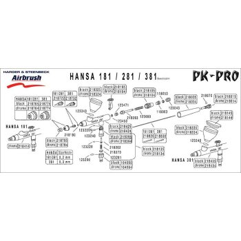 H&S-Nadel 0,2mm (Schraubdüsensystem) für HANSA 100, 101, 150, 180, 200, 201, 250 + 280-[4125001]