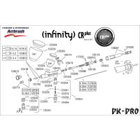 H&S-spatter cap 0.4mm, nickel-plated, for all HANSA models-[218683]