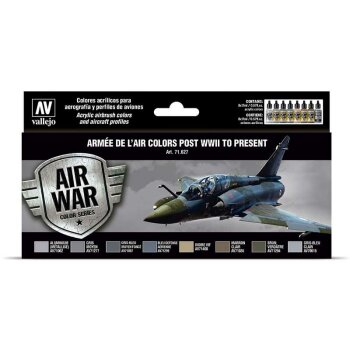 Model Air Armée de lAir colors post WWII to present (8x17mL)