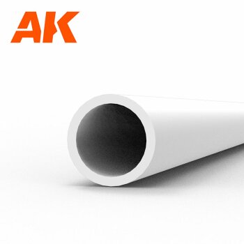 Hollow tube 3.00dx350mm (W.T. 0,7mm)-STYRENE STRIP (5x)