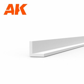 Angle 1.50 x 1.50 x 350mm - STYRENE STRIP (4x)