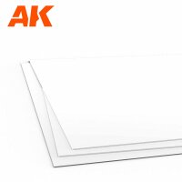 0.25mm thickness x 245 x 195mm - STYRENE SHEET (3x)