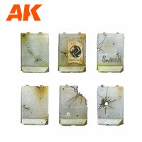 DEFENSIVE WALLS SET WARGAME (RESIN 30-35MM)