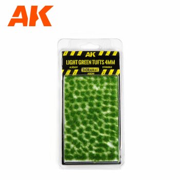 LIGHT GREEN TUFTS 4MM