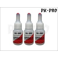 3x PK-PRO Super Glue Mittelfluessig (3x20g)