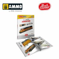 AMMO RAIL CENTER SOLUTION BOOK #02 - AMERICAN TRAINS. All Weathering Products