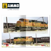 AMMO RAIL CENTER SOLUTION BOOK #02 - AMERICAN TRAINS. All Weathering Products