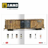 AMMO RAIL CENTER SOLUTION BOOK #02 - AMERICAN TRAINS. All Weathering Products