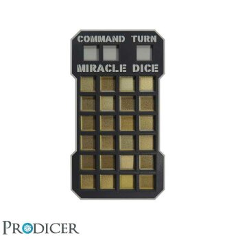 Sci-Fi Miracle Dice Pro Dashboard (Gold-Silber )