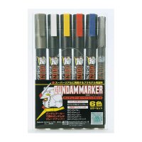 GUNDAM MARKER BASIC 6 COLOR SET