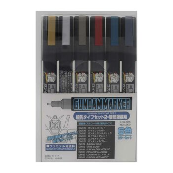 GUNDAM MARKER FINE EDGE SET 2