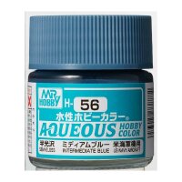 INTERMEDIATE BLUE/MITTEL BLAU (10 ML) SEIDEN MATT