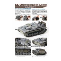 MR. WEATHERING LINER SNOW COLOR SET