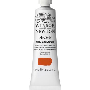 W&N Artists Oil Colour 37ml Tube Transparent Red Ochre