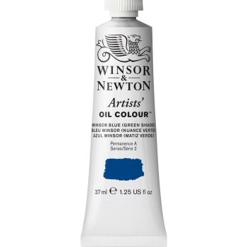 W&N Artists Oil Colour 37ml Tube Winsor Blue (Green Shade)