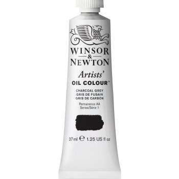 W&N Artists Oil Colour 37ml Tube Charcoal Grey