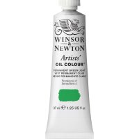 W&N Artists Oil Colour 37ml Tube Permanent Green Light