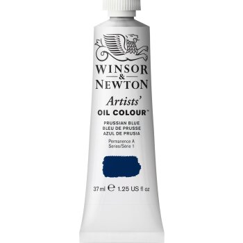 W&N Artists Oil Colour 37ml Tube Prussian Blue