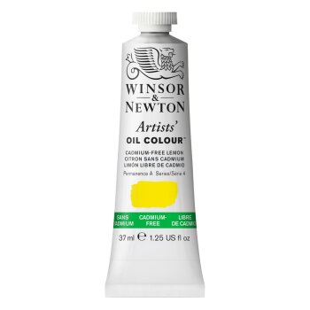 W&N Artists Oil Colour 37ml Tube Cadmium-Free Lemon