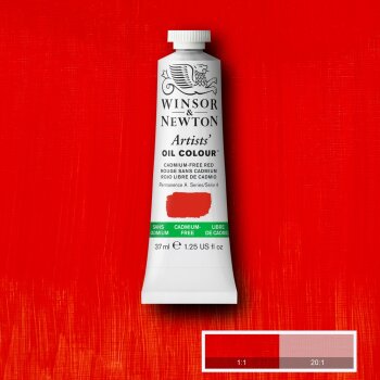 W&N Artists Ölfarbe  Kadmiumfrei Rot (37mL)