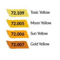 72378 Game Color - Yellow Color Set (4x17mL)