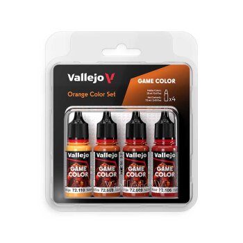 72381 Game Color - Orange Color Set (4x17mL)