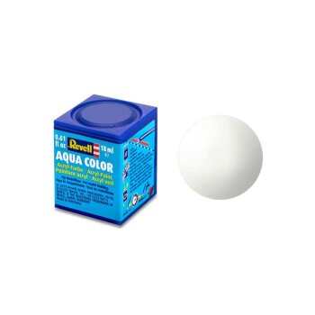 Aqua Color, White, Gloss, 18ml, RAL 9010