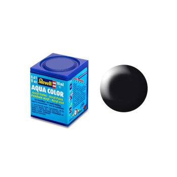 Aqua Color, Black, Silk, 18ml, RAL 9005