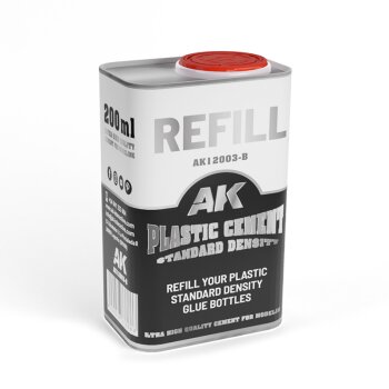 250 ML. REFILLPLASTIC CEMENT STANDARD DENSITY