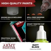 Warpaints Fanatic: Matt Black (18mL)