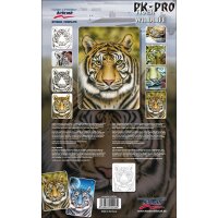 H&S-stencil "Tiger Wildlife", 1 stemplate, approx. A4, solvent resistent-[410130]