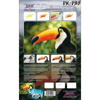 H&S-stencil "Toucan Wildlife", set, 3 templates, approx. A4, solvent resistent-[410131]
