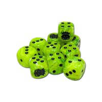 Kings of the Hill D6 Dice Neon Green (10x)