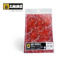 Red Marble. Square Die-cut Marble Tiles – 2 pcs.