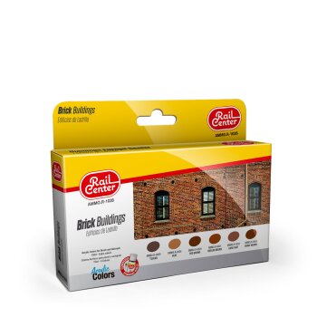 Rail Center - Brick Buildings (6x15mL)