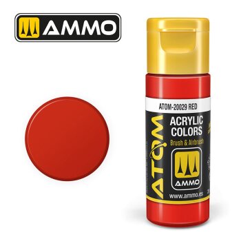 ATOM COLOR Scarlet Red (20mL)