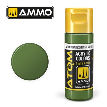 ATOM COLOR Zinc Chromate Green (20mL)