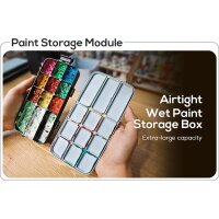 Krydrufi All in One Modular Box-Standard Set Wet Palette Edition - Blau/Sand