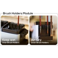 Cleaning & Brush Holder Module - Grün/Sand