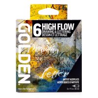 High Flow Drawing & Lettering Set (6x30mL)