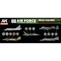 US Air Force & ANG Aircraft Colors 1960s-1980s SET...