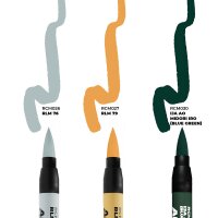 WWII AXIS AIRCRAFT SQUIGGLE CAMOUFLAGE COLORS - SET 3 REAL COLORS MARKERS