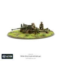 British Army 6 Pounder Anti Tank Gun