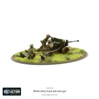 British Army 6 Pounder Anti Tank Gun