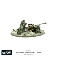 German Heer (Winter) 75mm Pak 40 Anti Tank Gun