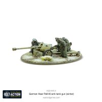 German Heer (Winter) 75mm Pak 40 Anti Tank Gun