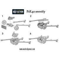 German Heer (Winter) 75mm Pak 40 Anti Tank Gun