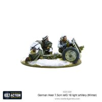 German Heer (Winter) 7.5cm leIG 18 Light Artillery