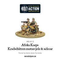 Afrika Korps Kradschutzen Motorcycle & Sidecar