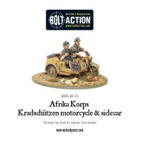 Afrika Korps Kradschutzen Motorcycle & Sidecar